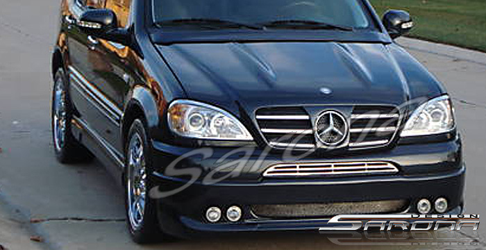 Custom Mercedes ML Hood  SUV/SAV/Crossover (1998 - 2005) - $890.00 (Manufacturer Sarona, Part #MB-003-HD)